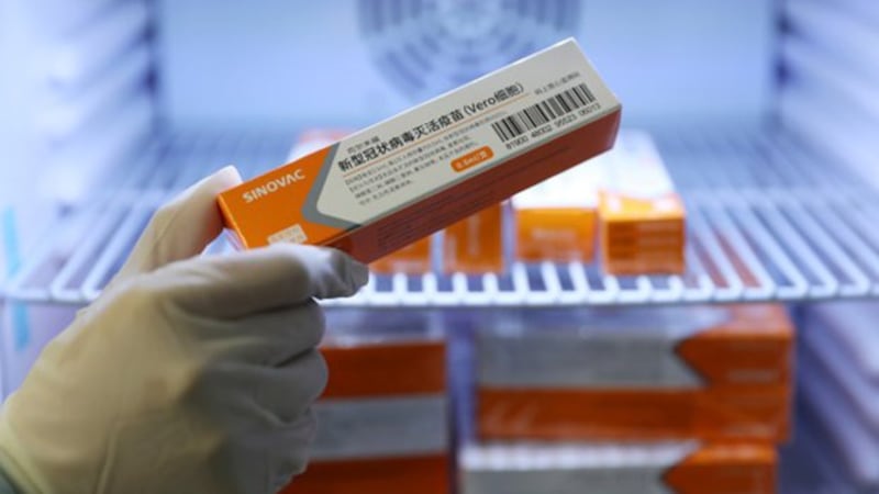 中国研发生产的一款新冠疫苗(路透社)