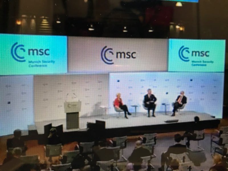 为期三天的慕尼黑安全会议于20日在德国慕尼黑闭幕,多名西方国家领袖都在会上批评中俄。(蔡凌提供)