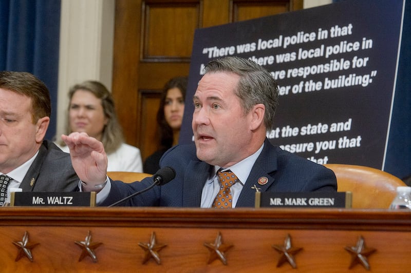 图为美国联邦众议员迈克‧沃尔兹（Mike Waltz）。据美国媒体报道，特朗普将任命沃尔兹为国家安全顾问。（美联社图片）