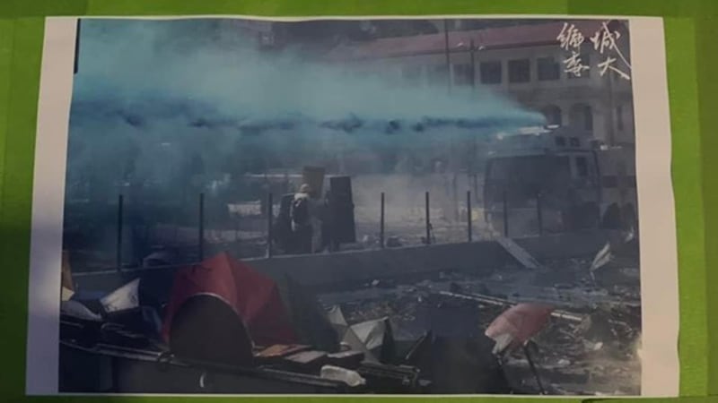 本次活动中,在康奈尔校园内出现的相关展板。(韦森特提供)